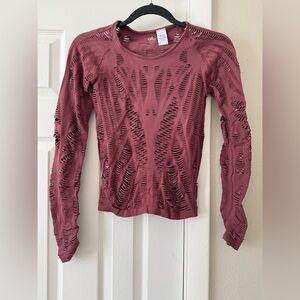 Alo Yoga Wanderer Long Sleeve Top size Medium